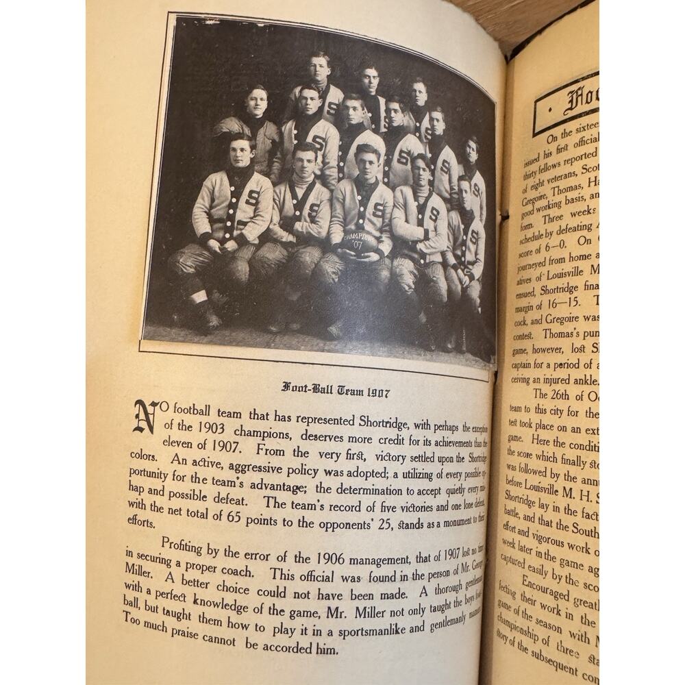 1908 Shortridge Highschool Yearbook Antique Victorian Ephemera Indiana RARE - Picture 8 of 16